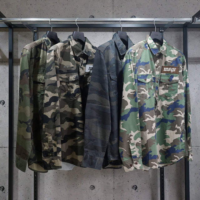 カモフラージュシャツ入荷!