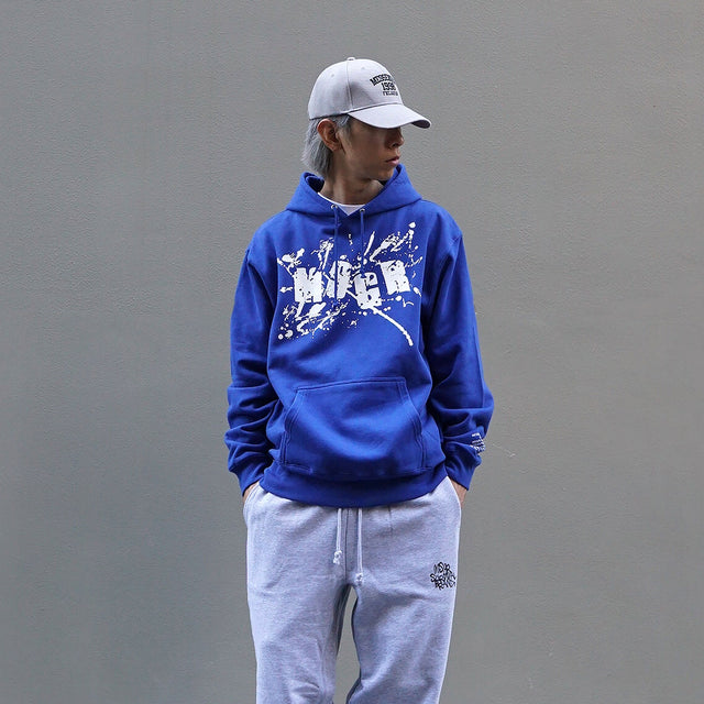 MSGR パーカー / SCATTER LOGO 10oz PILE HOOD