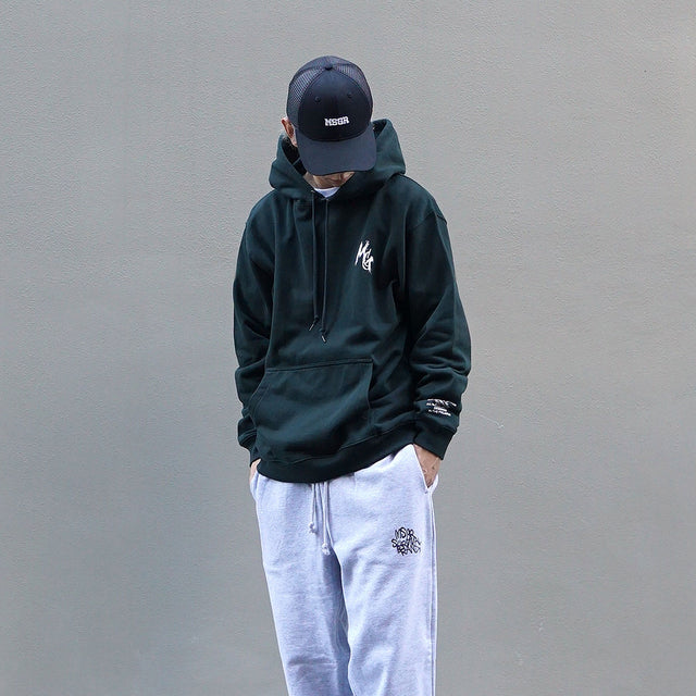 MSGR パーカー / SCRIBBLE MG LOGO 8.8oz PILE HOOD