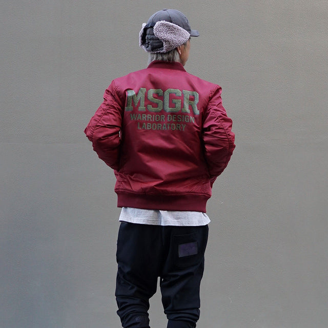 MSGR ジャケット / STYLISH VISUAL TECH MA-1