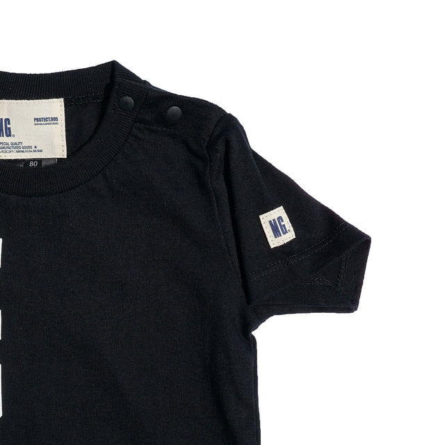 MSGR 子供服 / VIRTICAL LOGO ROMPERS