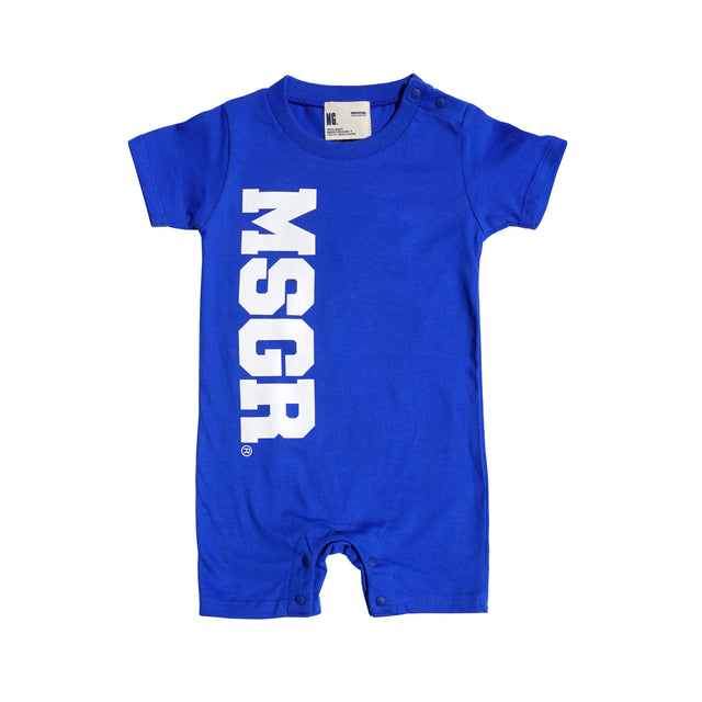 MSGR 子供服 / VIRTICAL LOGO ROMPERS