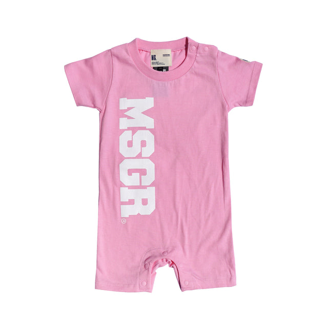 MSGR 子供服 / VIRTICAL LOGO ROMPERS