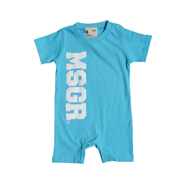 MSGR 子供服 / VIRTICAL LOGO ROMPERS