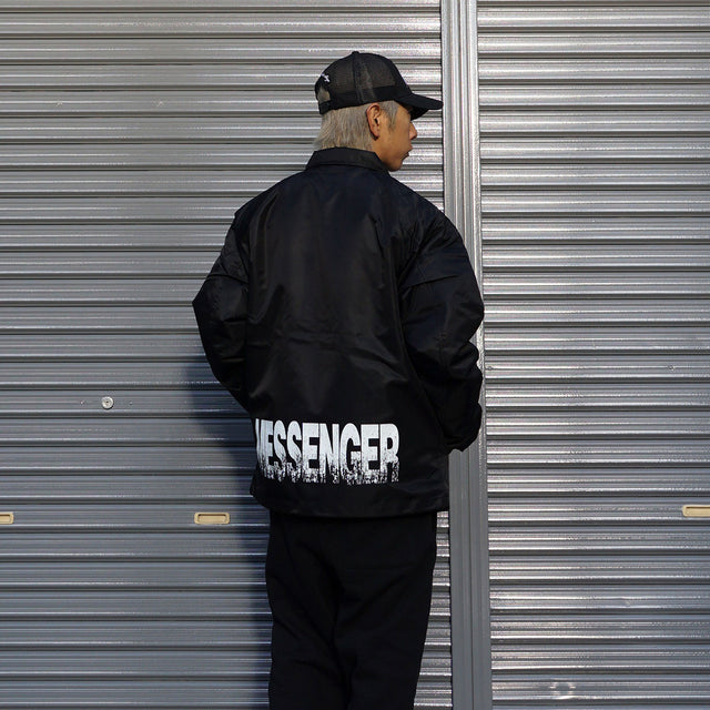 MSGR ジャケット / SCRAPED LOGO BOA COACH JACKET
