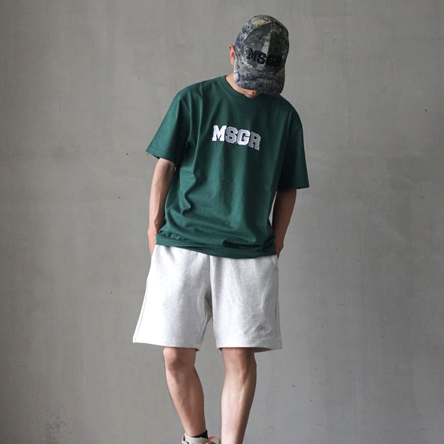 MSGR ショートパンツ / BLACKSWORD LOGO EMB PILE SHORTS