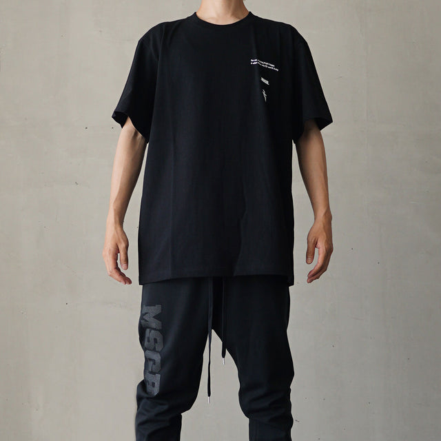 MSGR TEEシャツ / CALLIGRAPHY MSGR TEE-BACK