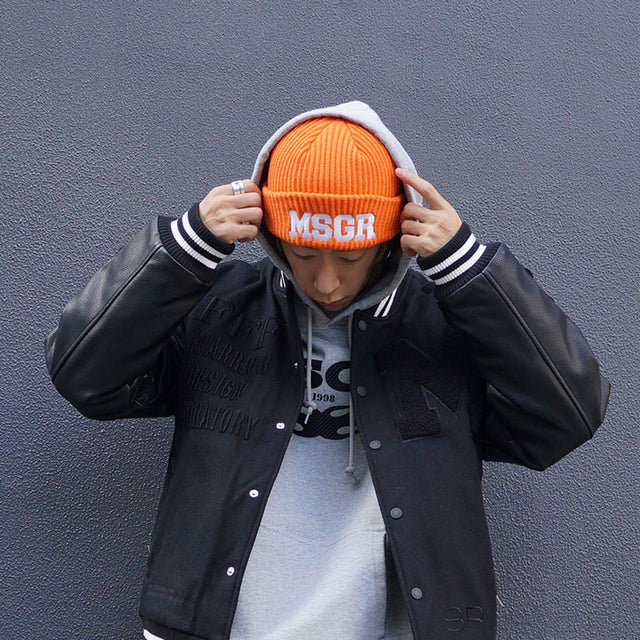 MSGR ニット帽 / LOGO EMB KNIT BEANIE