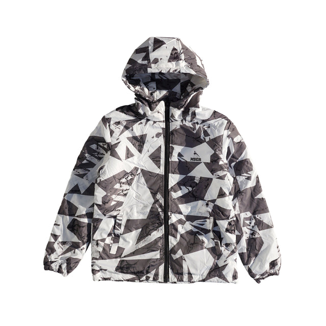 MSGR ジャケット / CAMOUFLAGE PUFF HOOD JACKET