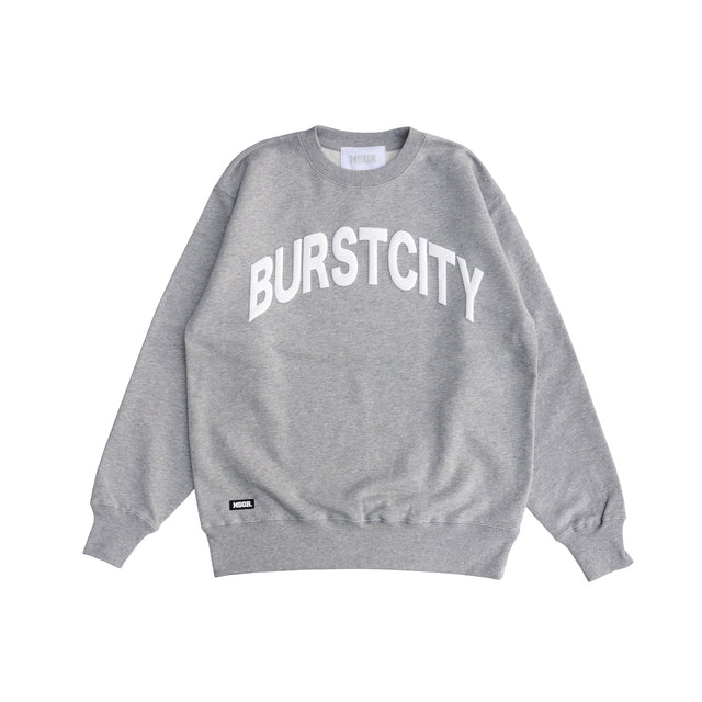 MSGR トレーナー / BURSTCITY 12oz PILE CREW