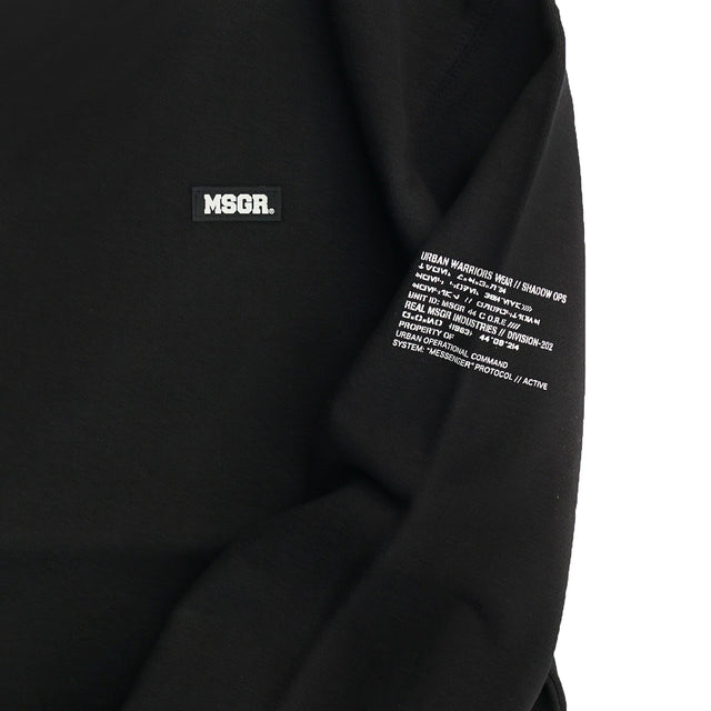 MSGR トレーナー / STENCIL BIC LOGO 8.8oz PILE CREW