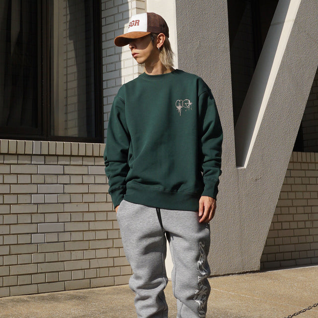 MSGR トレーナー / TAGLINE UNIT 12oz PILE CREW
