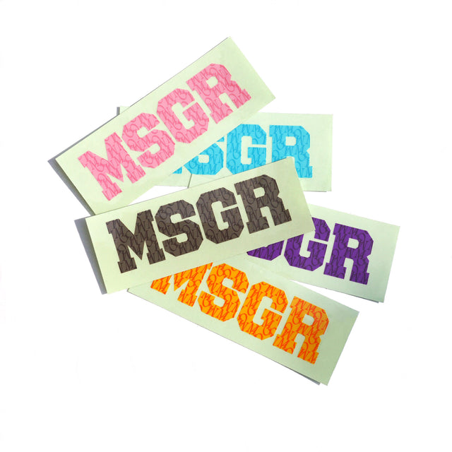 MSGR ステッカー / SKINLESS LOGO STICKER