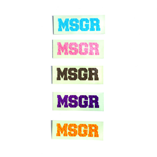MSGR ステッカー / SKINLESS LOGO STICKER