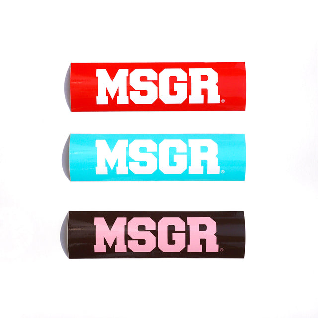 MSGR ステッカー / BOX LOGO STICKER