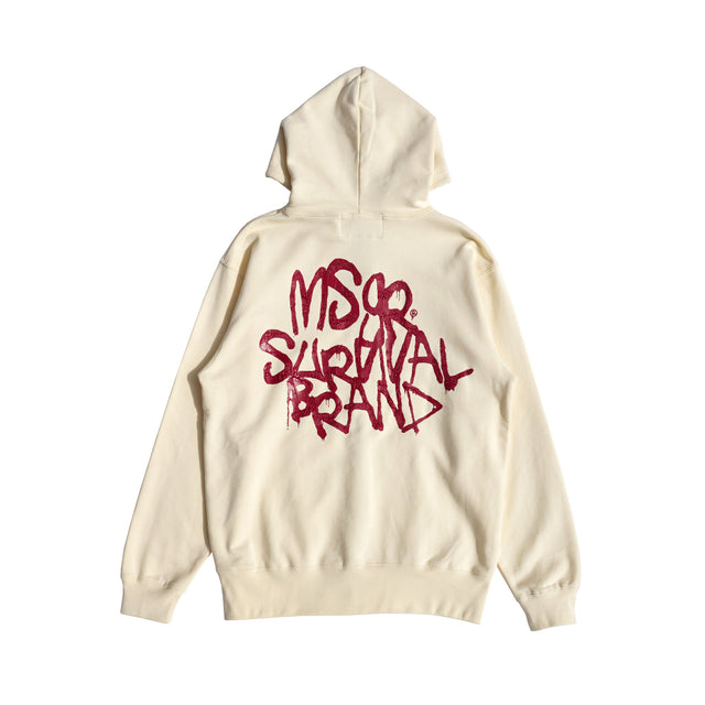 MSGR ジップパーカー / SURVIVE THE STREET 10oz PILE ZIP HOOD