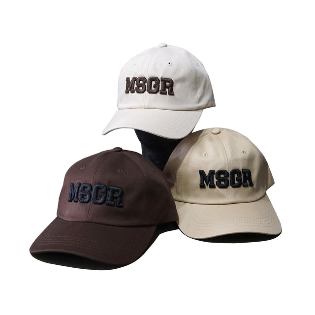 MSGR キャップ / 3D BLOCK LOGO 6PANEL CAP