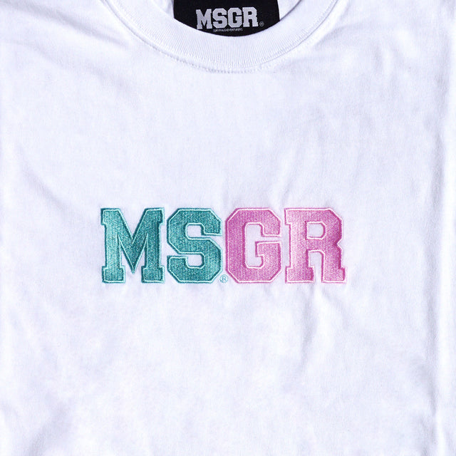 MSGR Tシャツ / BLOCK LOGO 18 EMBLOID PREMIUM TEE