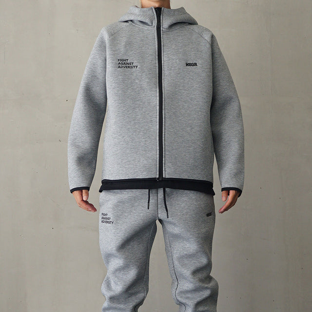 MSGR ジップパーカー / EMB MESSAGE 9.4oz BONDING ZIP HOOD