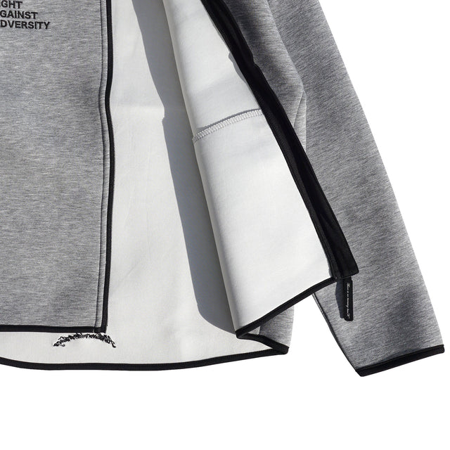 MSGR ジップパーカー / EMB MESSAGE 9.4oz BONDING ZIP HOOD