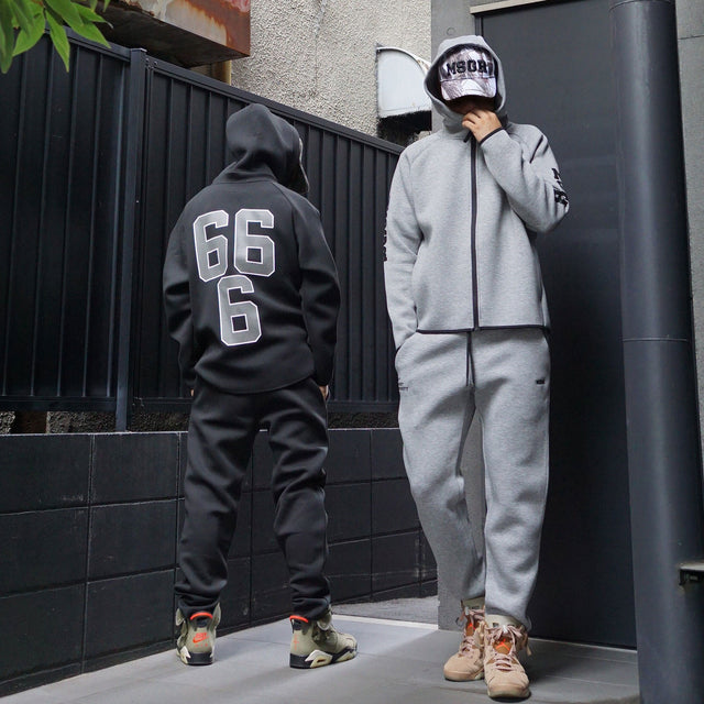 MSGR ジップパーカー / FFF 9.4oz BOLNDING ZIP HOOD