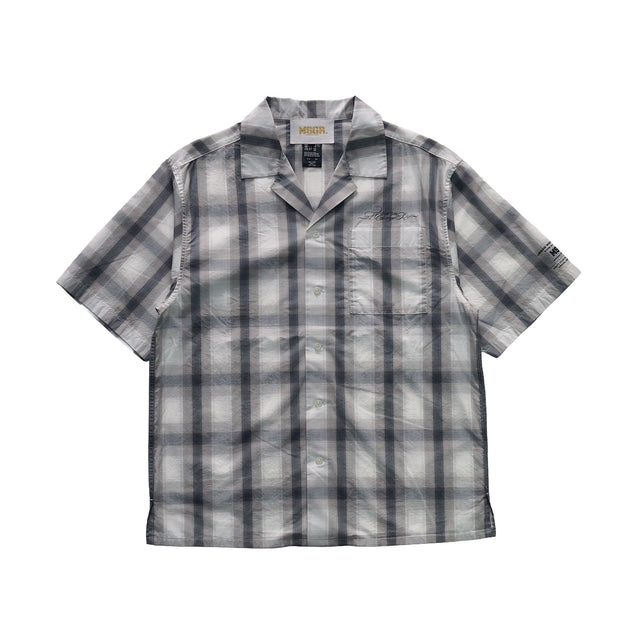 MSGR シャツ / FONTAINE DE DIAMANTE OPEN CHECK SHIRTS