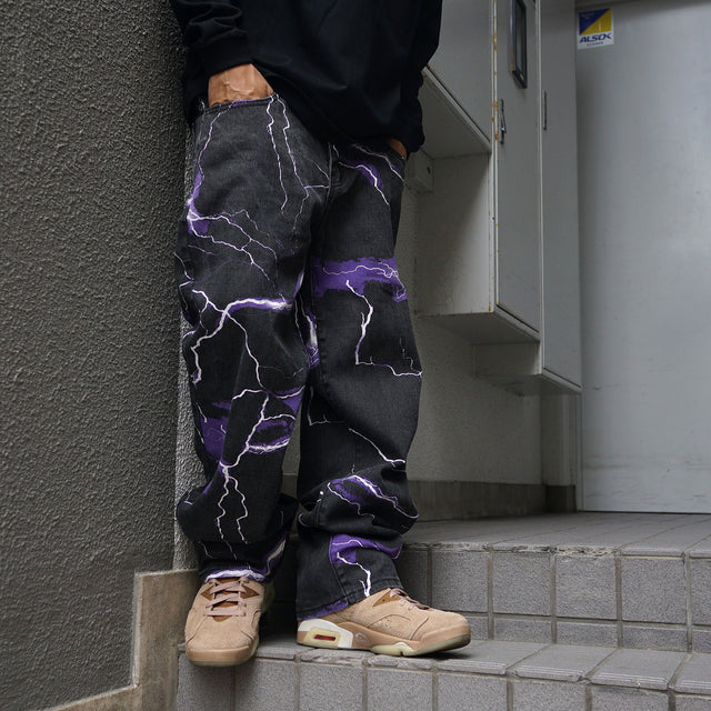 MSGR パンツ / THUNDER BLACK DENIM PANTS