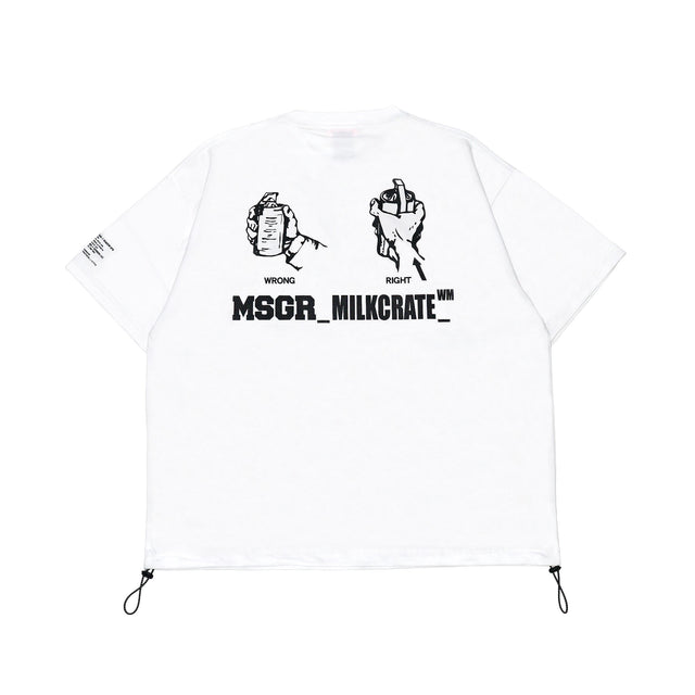 MSGR Tシャツ / 200MILKCRATE DRAWCORD 6.5oz TEE