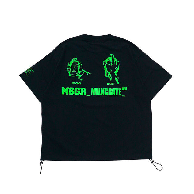 MSGR Tシャツ / 200MILKCRATE DRAWCORD 6.5oz TEE