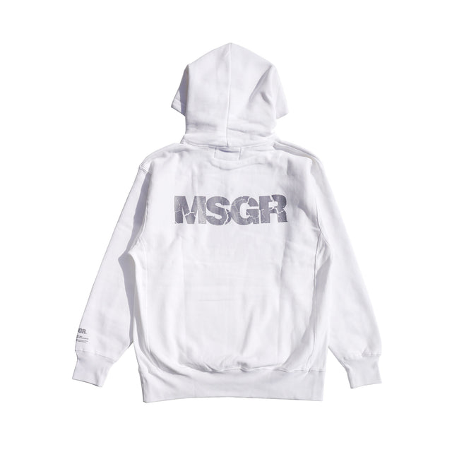 MSGR パーカー / CRACK LOGO 12oz PULL HOOD