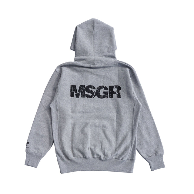 MSGR パーカー / CRACK LOGO 12oz PULL HOOD