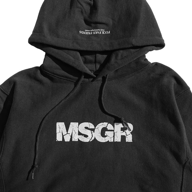 MSGR パーカー / CRACK LOGO 12oz PULL HOOD