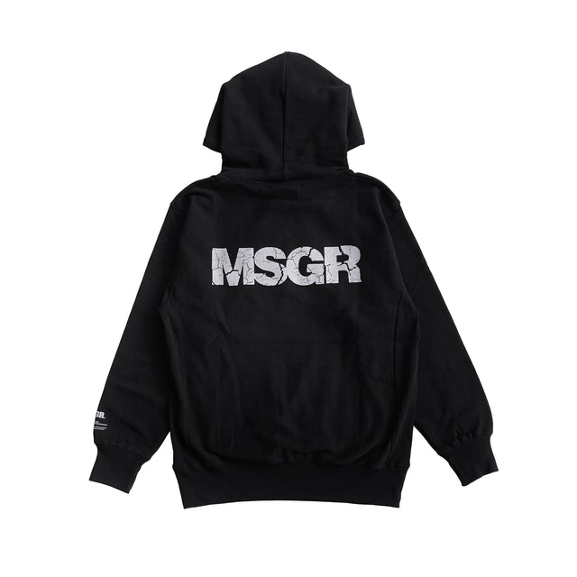MSGR パーカー / CRACK LOGO 12oz PULL HOOD