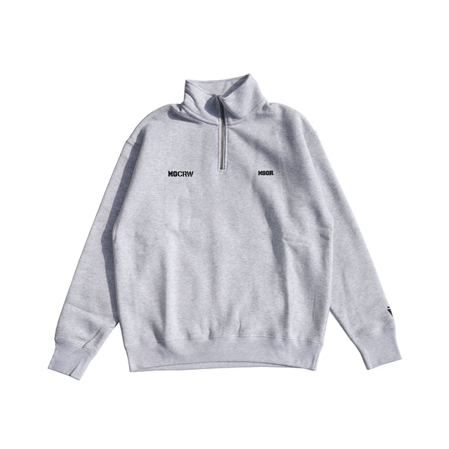 MSGR スウェット / BLOCK LOGO LOOSE FIT HALF ZIP SWEAT