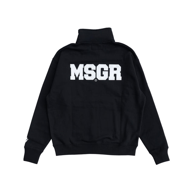 MSGR スウェット / BLOCK LOGO LOOSE FIT HALF ZIP SWEAT
