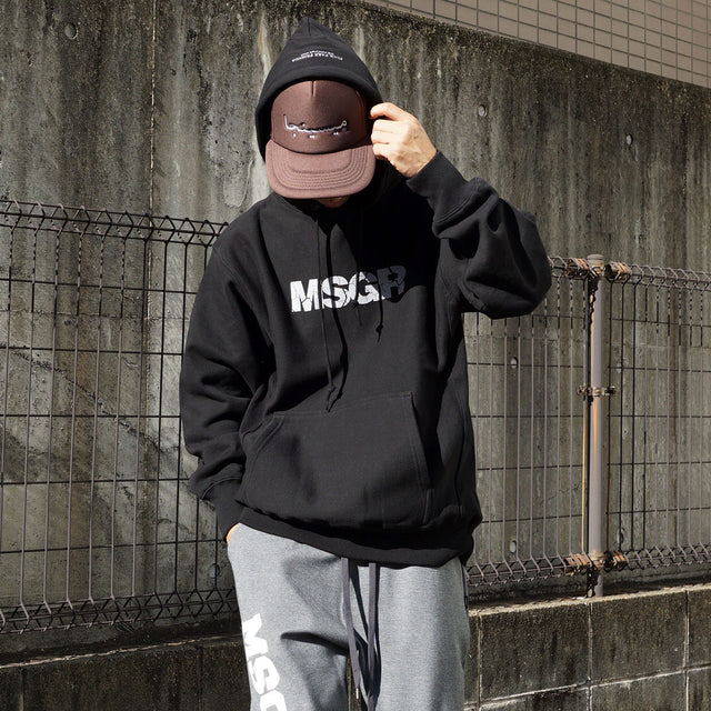 MSGR パーカー / CRACK LOGO 12oz PULL HOOD