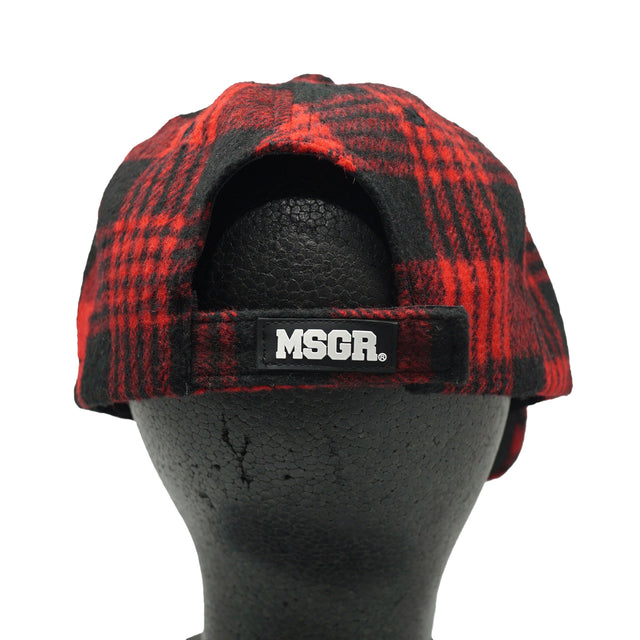 MSGR キャップ / MELTON CHECK CAP