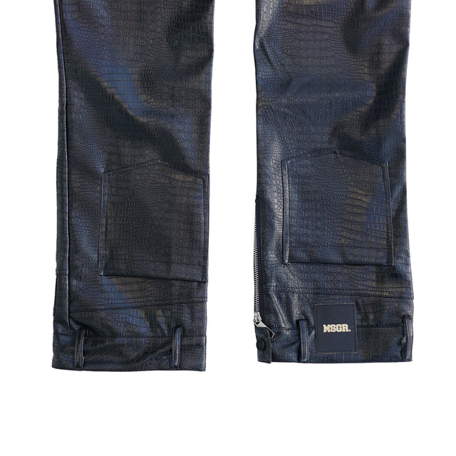 MSGR パンツ / PU LEATHER PANTS