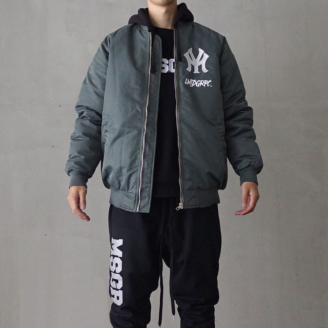 LMTDGRPC ジャケット / BOMBER JACKET WITH HOOD