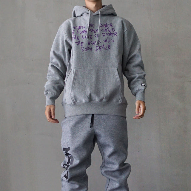 MSGR パーカー / POWER OF LOVE 12oz PULL HOOD