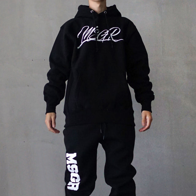 MSGR パーカー / BLACKSWORD 12oz PULL HOOD