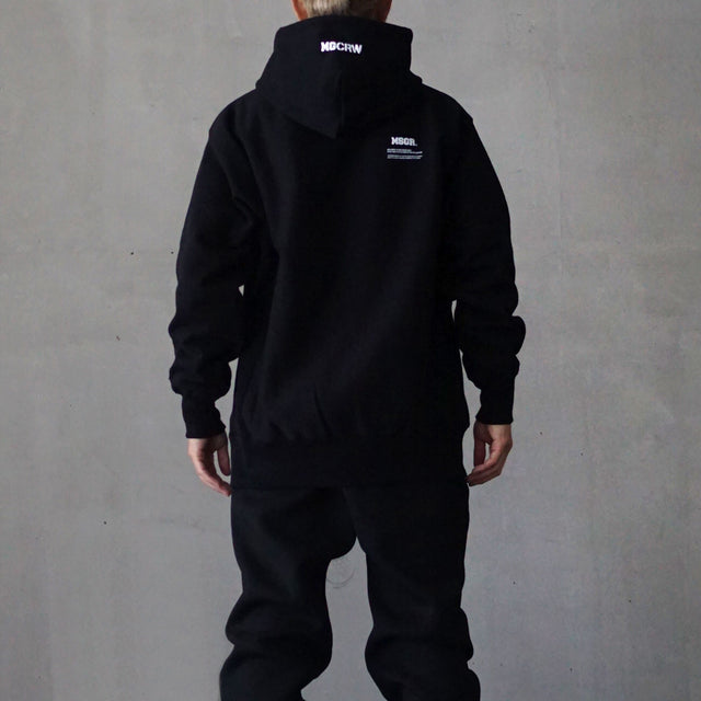 MSGR パーカー / BLACKSWORD 12oz PULL HOOD