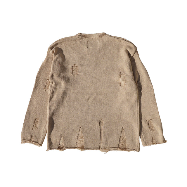 MSGR ニット / DAMAGE CREW KNIT