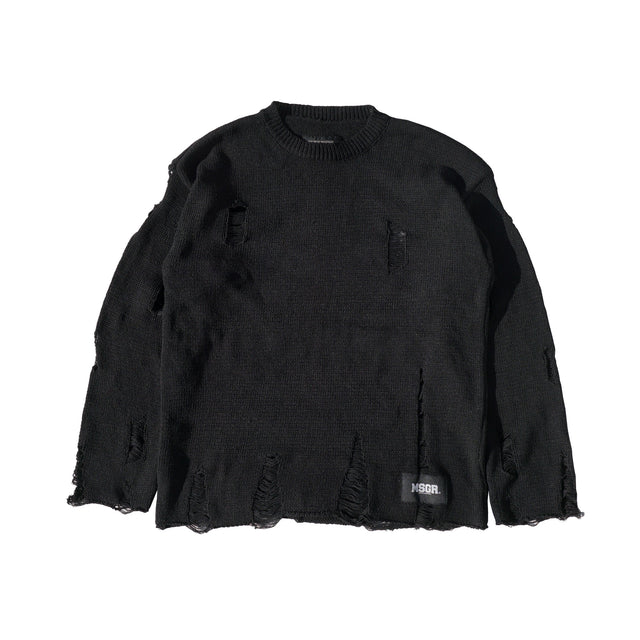 MSGR ニット / DAMAGE CREW KNIT
