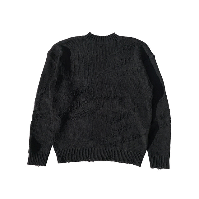MSGR ニット / VINTAGE DAMAGE CREW KNIT