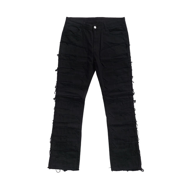 MSGR パンツ / 24 DAMEGE STRETCH DENIM PANTS