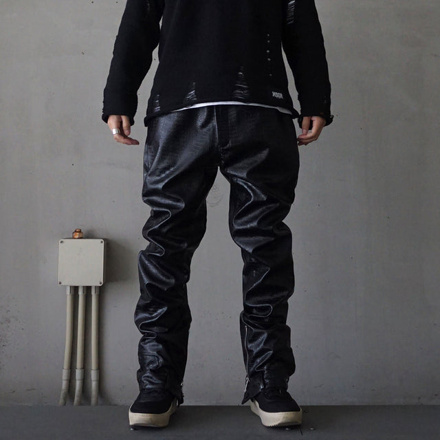 MSGR パンツ / PU LEATHER PANTS