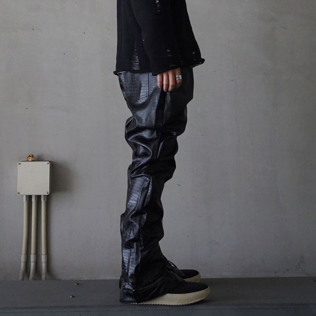 MSGR パンツ / PU LEATHER PANTS