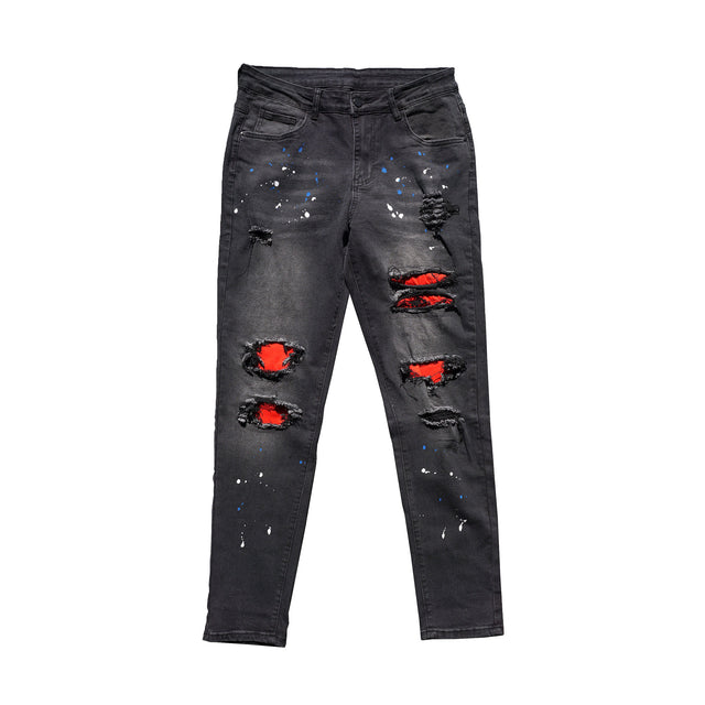 MSGR パンツ / BLACK DESTROY PANTS