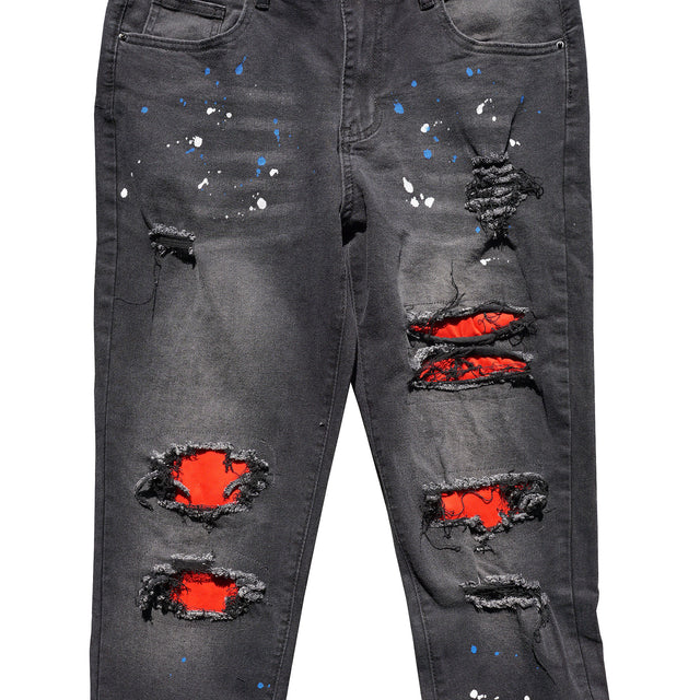 MSGR パンツ / BLACK DESTROY PANTS